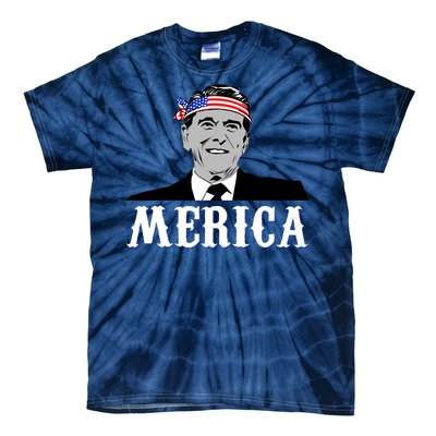 Ronald Reagan Merica Tie-Dye T-Shirt