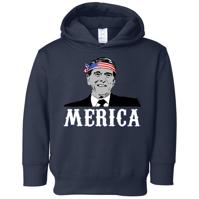 Ronald Reagan Merica Toddler Hoodie