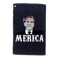 Ronald Reagan Merica Golf Towel