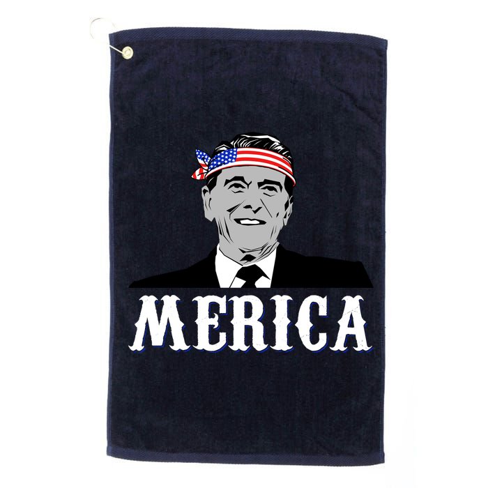 Ronald Reagan Merica Golf Towel