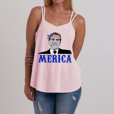 Ronald Reagan Merica Women's Strappy Tank