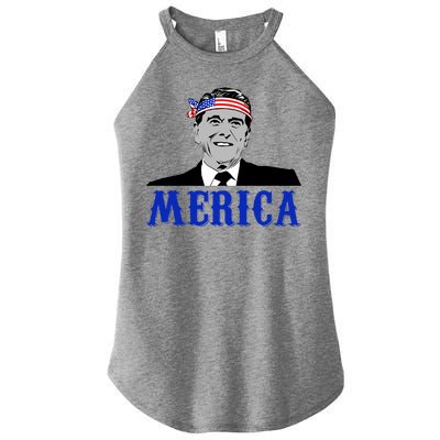 Ronald Reagan Merica Women's Perfect Tri Rocker Tank