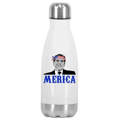 Ronald Reagan Merica Stainless Steel Insulated Water Bottle