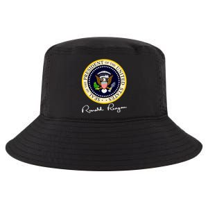 Ronald Reagan Presidential Seal Signature Cool Comfort Performance Bucket Hat