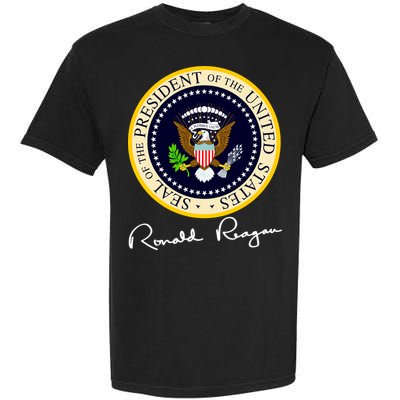 Ronald Reagan Presidential Seal Signature Garment-Dyed Heavyweight T-Shirt