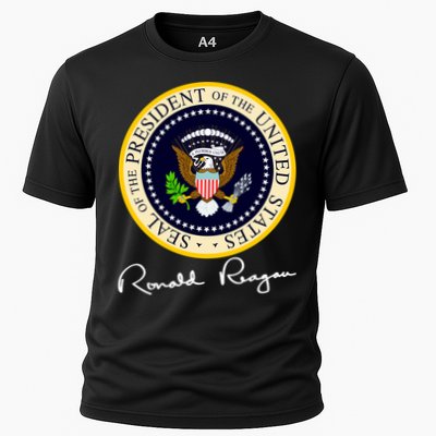 Ronald Reagan Presidential Seal Signature Performance Shirt