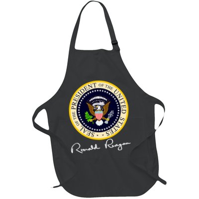 Ronald Reagan Presidential Seal Signature Apron