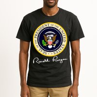 Ronald Reagan Presidential Seal Signature Tall T-Shirt