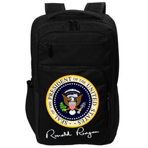 Ronald Reagan Presidential Seal Signature Impact Tech Backpack