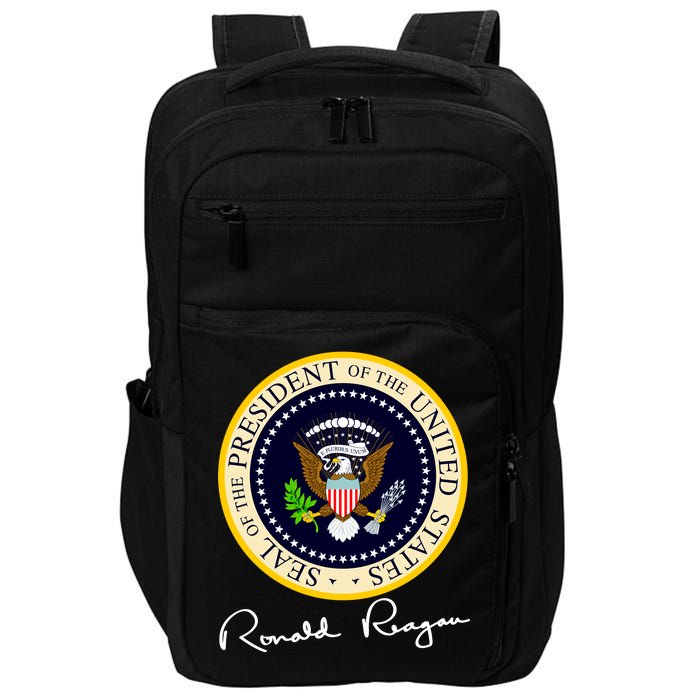 Ronald Reagan Presidential Seal Signature Impact Tech Backpack