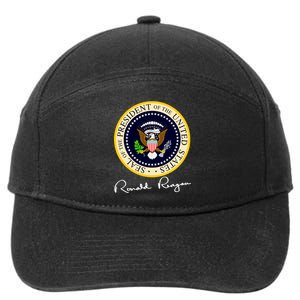 Ronald Reagan Presidential Seal Signature 7-Panel Snapback Hat