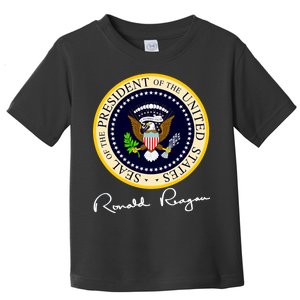 Ronald Reagan Presidential Seal Signature Toddler T-Shirt