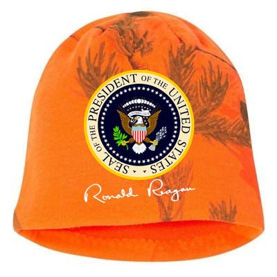 Ronald Reagan Presidential Seal Signature Kati - Camo Knit Beanie