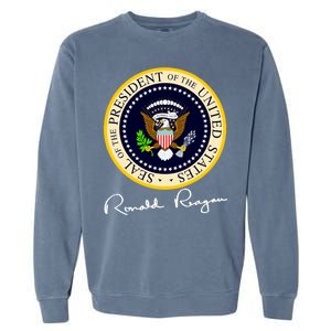 Ronald Reagan Presidential Seal Signature Garment-Dyed Sweatshirt