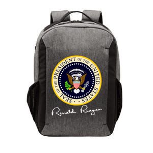 Ronald Reagan Presidential Seal Signature Vector Backpack