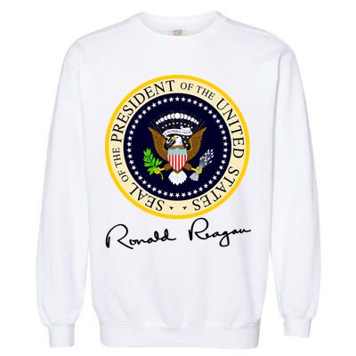 Ronald Reagan Presidential Seal Signature Garment-Dyed Sweatshirt