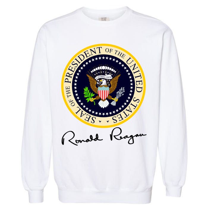 Ronald Reagan Presidential Seal Signature Garment-Dyed Sweatshirt