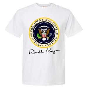 Ronald Reagan Presidential Seal Signature Garment-Dyed Heavyweight T-Shirt