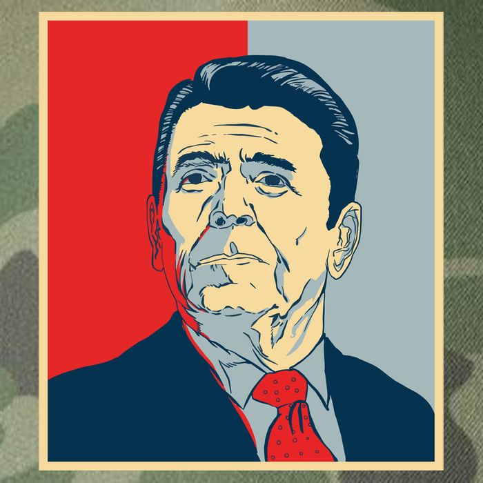 Ronald Reagan Retro Legacy Tie Dye Trucker Hat