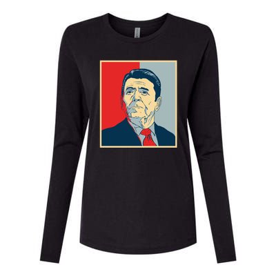 Ronald Reagan Retro Womens Cotton Relaxed Long Sleeve T-Shirt