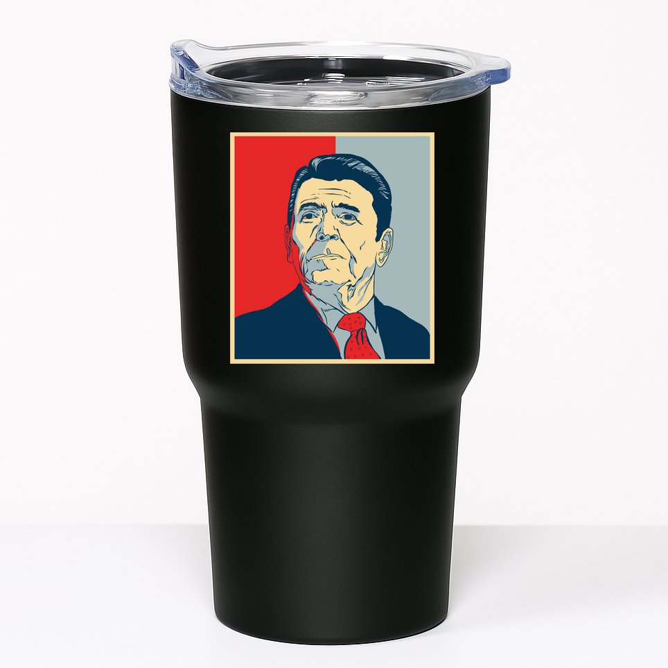 Ronald Reagan Retro Tumbler