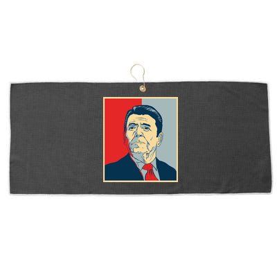 Ronald Reagan Retro Large Microfiber Waffle Golf Towel