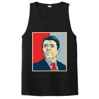 Ronald Reagan Retro PosiCharge Competitor Tank