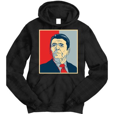 Ronald Reagan Retro Tie Dye Hoodie