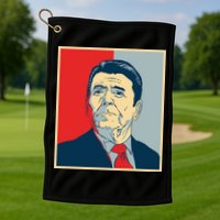 Ronald Reagan Retro Golf Towel