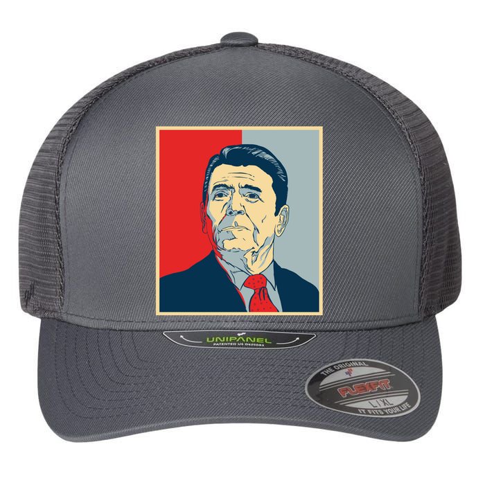 Ronald Reagan Retro Flexfit Unipanel Trucker Cap