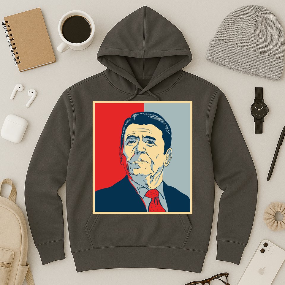 Ronald Reagan Retro Hoodie