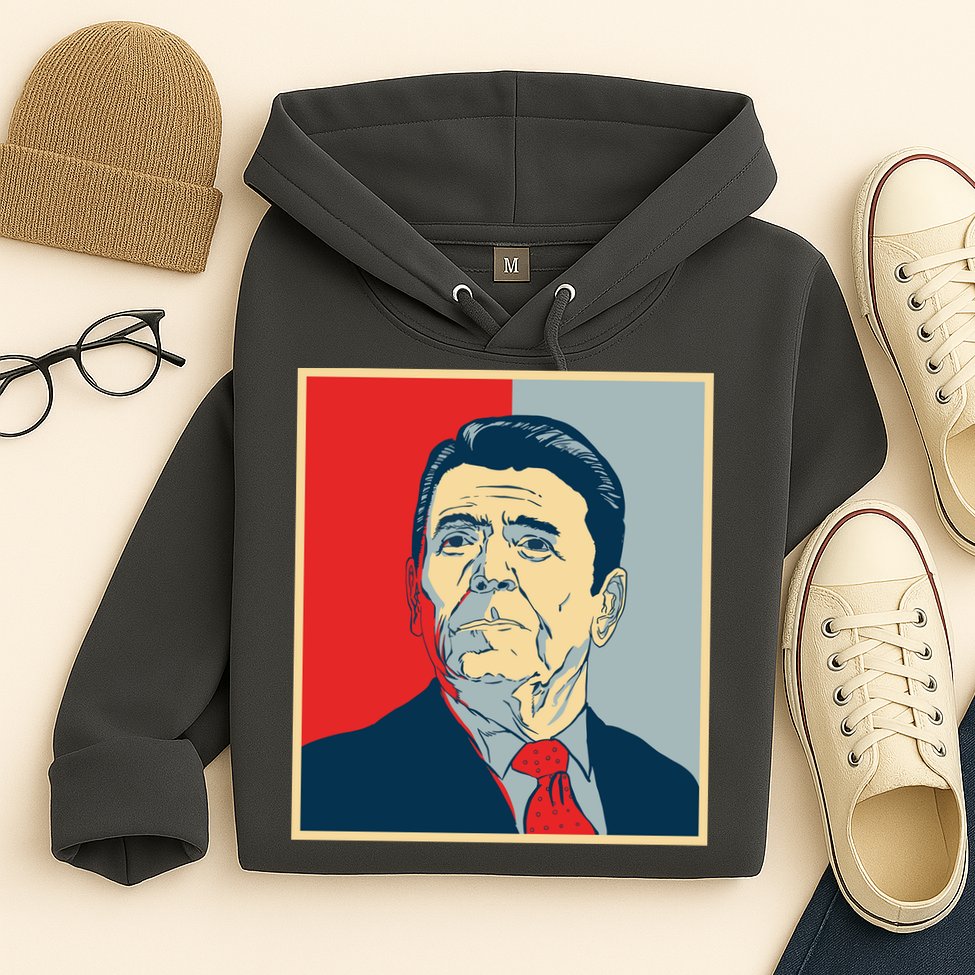 Ronald Reagan Retro Hoodie