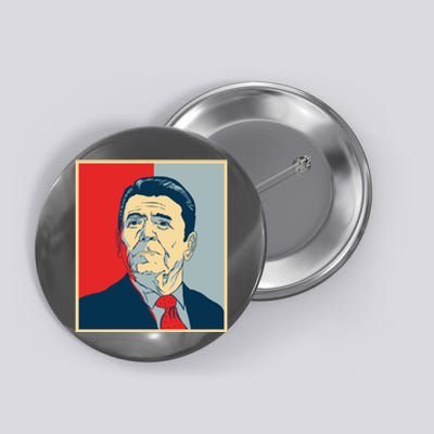 Ronald Reagan Retro Button