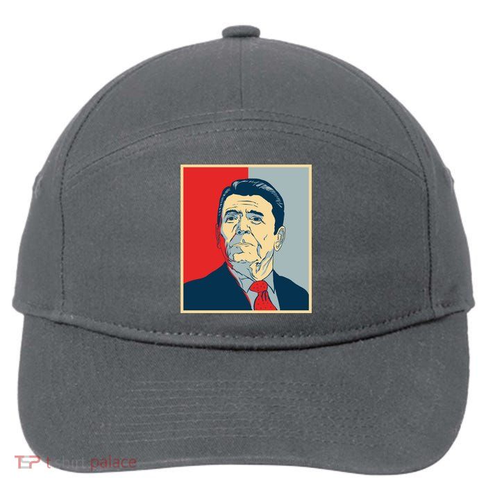 Ronald Reagan Retro 7-Panel Snapback Hat