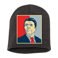 Ronald Reagan Retro Short Acrylic Beanie