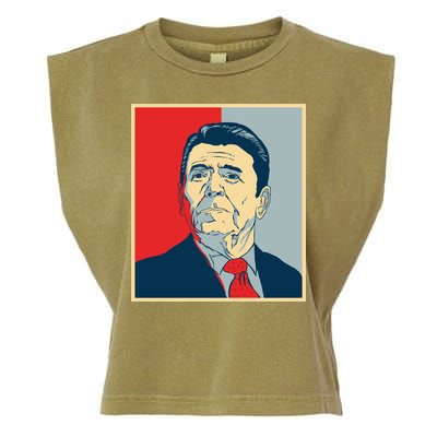 Ronald Reagan Retro Garment-Dyed Women's Muscle Tee