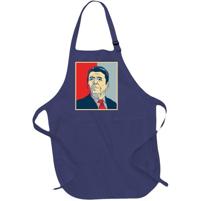 Ronald Reagan Retro Full-Length Apron With Pockets