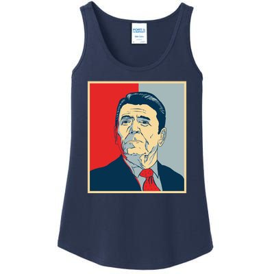 Ronald Reagan Retro Ladies Essential Tank