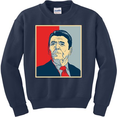 Ronald Reagan Retro Kids Sweatshirt