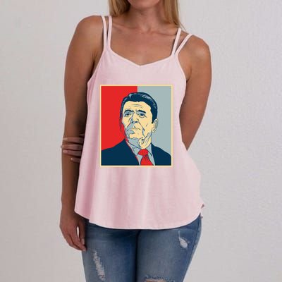 Ronald Reagan Retro Women's Strappy Tank