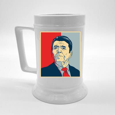 Ronald Reagan Retro Beer Stein