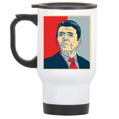 Ronald Reagan Retro Stainless Steel Travel Mug