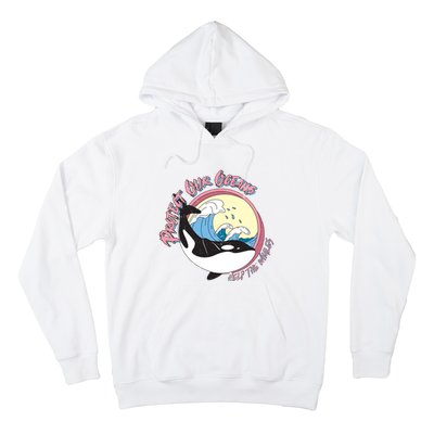 Respect Our Oceans Help The Whales Distressed Vintage Orca Hoodie