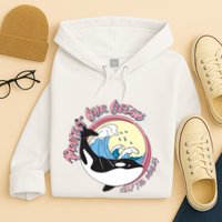 Respect Our Oceans Help The Whales Distressed Vintage Orca Hoodie
