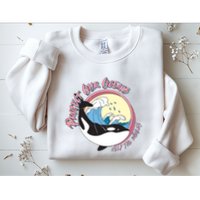 Respect Our Oceans Help The Whales Distressed Vintage Orca Sweatshirt