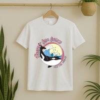 Respect Our Oceans Help The Whales Distressed Vintage Orca T-Shirt