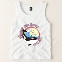 Respect Our Oceans Help The Whales Distressed Vintage Orca Tank Top