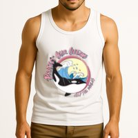 Respect Our Oceans Help The Whales Distressed Vintage Orca Tank Top