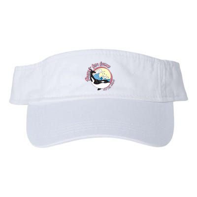 Respect Our Oceans Help The Whales Distressed Vintage Orca Visor