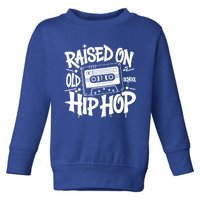 Raised On Old School Graffiti Rap Hip Hop Toddler Sweatshirt